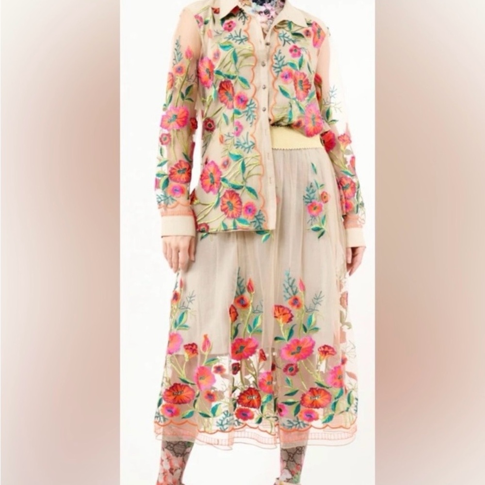 Aratta Silent Journey Midi Skirt
